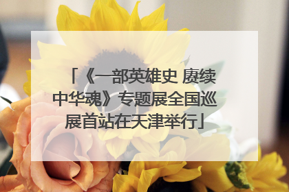 《一部英雄史 赓续中华魂》专题展全国巡展首站在天津举行