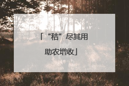 “秸”尽其用 助农增收