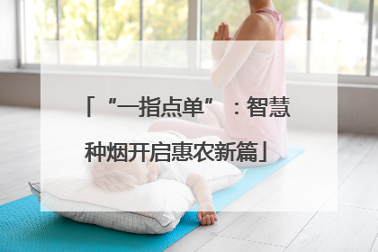 “一指点单”：智慧种烟开启惠农新篇