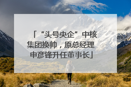 “头号央企”中核集团换帅，原总经理申彦锋升任董事长