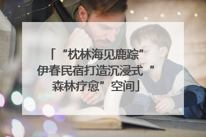 “枕林海见鹿踪” 伊春民宿打造沉浸式“森林疗愈”空间