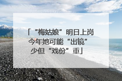 “梅姑娘”明日上岗 今年她可能“出镜”少但“戏份”重