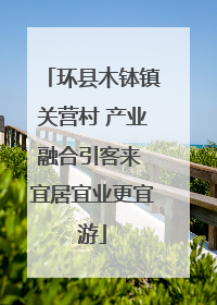环县木钵镇关营村 产业融合引客来 宜居宜业更宜游