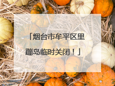 烟台市牟平区里蹦岛临时关闭！