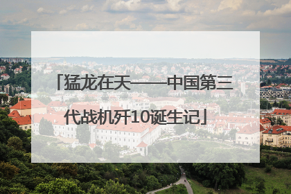 猛龙在天——中国第三代战机歼10诞生记