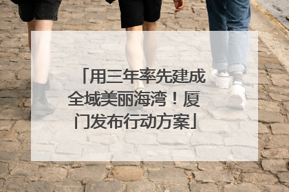 用三年率先建成全域美丽海湾！厦门发布行动方案