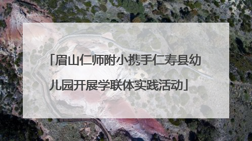 眉山仁师附小携手仁寿县幼儿园开展学联体实践活动