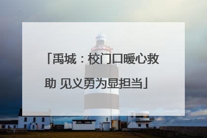 禹城：校门口暖心救助 见义勇为显担当