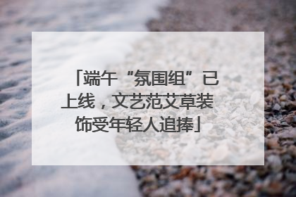 端午“氛围组”已上线，文艺范艾草装饰受年轻人追捧
