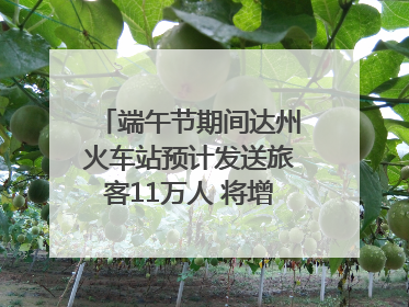 端午节期间达州火车站预计发送旅客11万人 将增开多趟列车｜网络中国节·端午