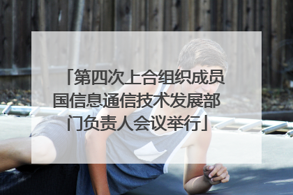 第四次上合组织成员国信息通信技术发展部门负责人会议举行