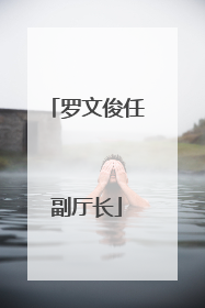 罗文俊任副厅长