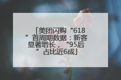 美团闪购“618”首周期数据：新客显著增长，“95后”占比近6成