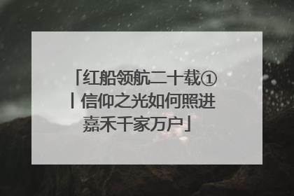 红船领航二十载①丨信仰之光如何照进嘉禾千家万户