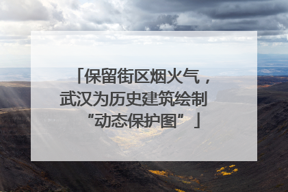 保留街区烟火气，武汉为历史建筑绘制“动态保护图”