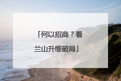 何以招商？看兰山升维破局