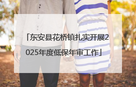 东安县花桥镇扎实开展2025年度低保年审工作