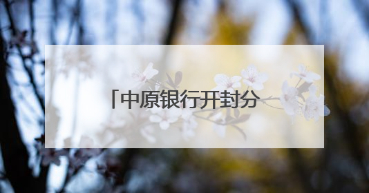 中原银行开封分行：点金融星火 照青春前程