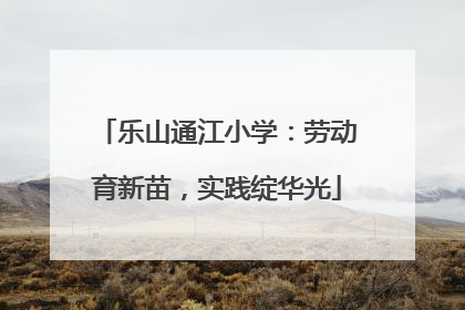 乐山通江小学：劳动育新苗，实践绽华光