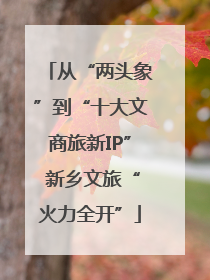从“两头象”到“十大文商旅新IP” 新乡文旅“火力全开”