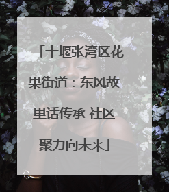 十堰张湾区花果街道：东风故里话传承 社区聚力向未来