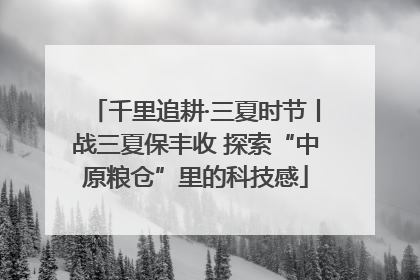 千里追耕·三夏时节丨战三夏保丰收 探索“中原粮仓”里的科技感