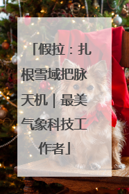 假拉：扎根雪域把脉天机｜最美气象科技工作者