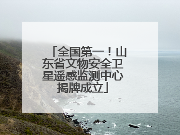 全国第一！山东省文物安全卫星遥感监测中心揭牌成立