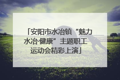 安阳市水冶镇“魅力水冶·健康”主题职工运动会精彩上演