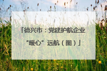 德兴市：党建护航企业“暖心”远航（图）