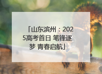 山东滨州：2025高考首日 笔锋逐梦 青春启航