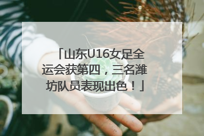 山东U16女足全运会获第四，三名潍坊队员表现出色！