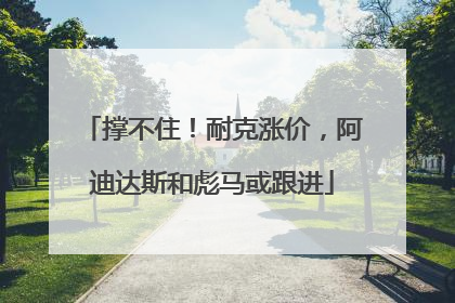 撑不住！耐克涨价，阿迪达斯和彪马或跟进