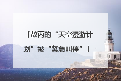 敖丙的“天空漫游计划”被“紧急叫停”