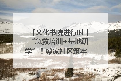 文化书院进行时｜“急救培训+基地研学”！桑家社区筑牢居民健康防线