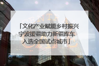 文化产业赋能乡村振兴 宁波援疆助力新疆库车入选全国试点城市