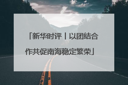 新华时评丨以团结合作共促南海稳定繁荣