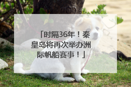 时隔36年！秦皇岛将再次举办洲际帆船赛事！
