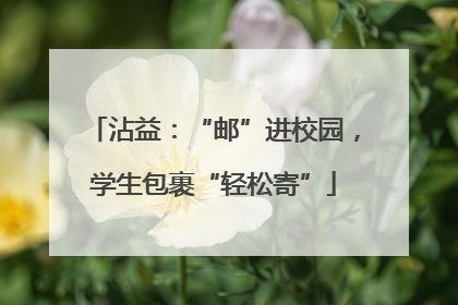 沾益：“邮”进校园，学生包裹“轻松寄”