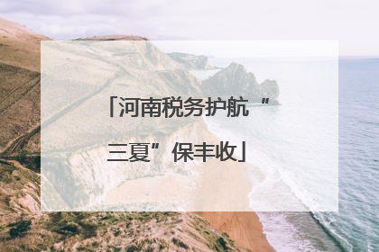 河南税务护航“三夏”保丰收