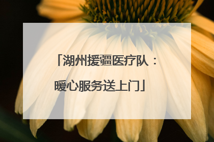 湖州援疆医疗队：暖心服务送上门