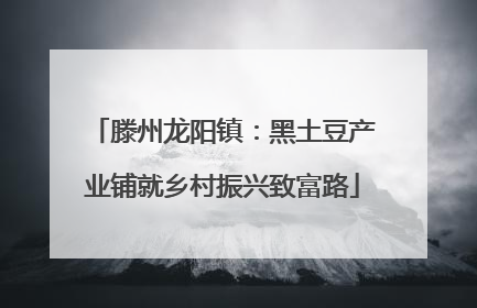 滕州龙阳镇：黑土豆产业铺就乡村振兴致富路