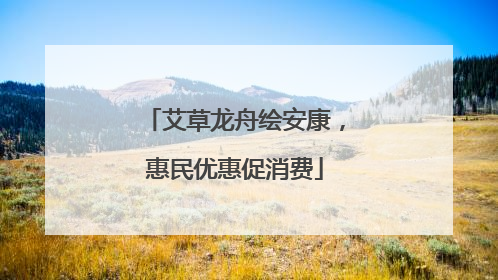 艾草龙舟绘安康，惠民优惠促消费
