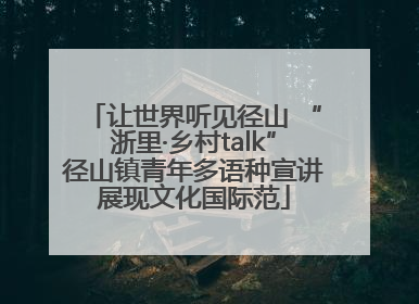 让世界听见径山 “浙里·乡村talk”径山镇青年多语种宣讲展现文化国际范