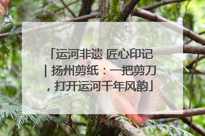 运河非遗 匠心印记｜扬州剪纸：一把剪刀，打开运河千年风韵