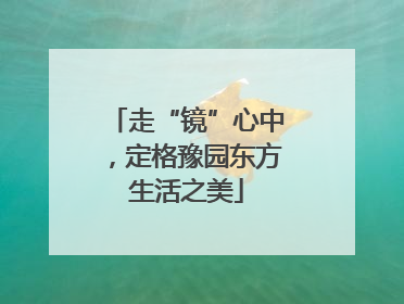 走“镜”心中，定格豫园东方生活之美