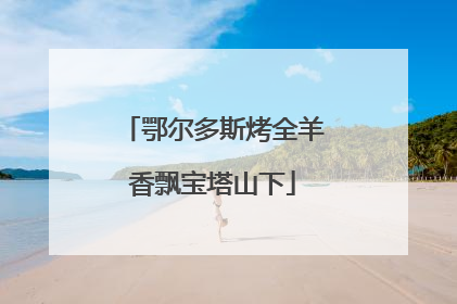 鄂尔多斯烤全羊香飘宝塔山下