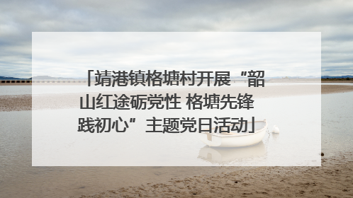 靖港镇格塘村开展“韶山红途砺党性 格塘先锋践初心”主题党日活动