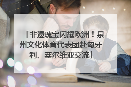 非遗瑰宝闪耀欧洲！泉州文化体育代表团赴匈牙利、塞尔维亚交流