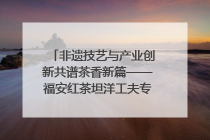 非遗技艺与产业创新共谱茶香新篇——福安红茶坦洋工夫专场推介会在京举办